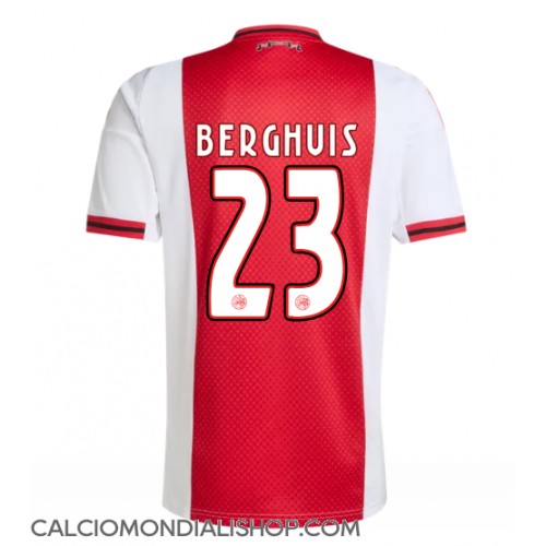 Maglie da calcio Ajax Steven Berghuis #23 Prima Maglia 2025-26 Manica Corta